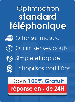 Optimisation Standard Téléphonique - Offre sur mesure, Optimiser ses coûts, Simple et Rapide, Entreprises Certifiées - Devis gratuit, réponse en moins de 24H